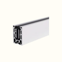 Rail encastré rampe en verre 10 pieds en acier inox