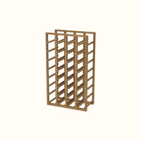 Wooden wine bottle rack