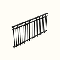 Ornamental aluminum fence