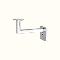 Support de main courante extérieur/intérieur inox