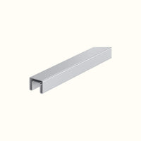 Stainless steel handrail with 40 x 40 groove