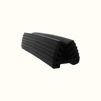 Rail seal cap for 10 or 12 mm glass