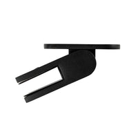 Adjustable wall glass clamps