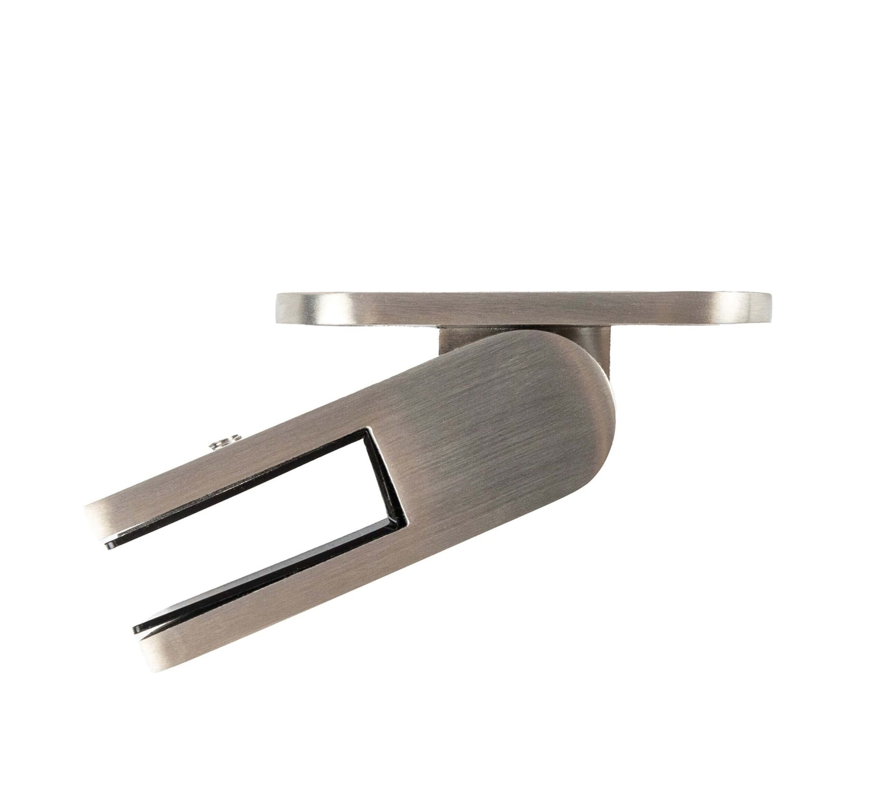 Adjustable wall glass clamps