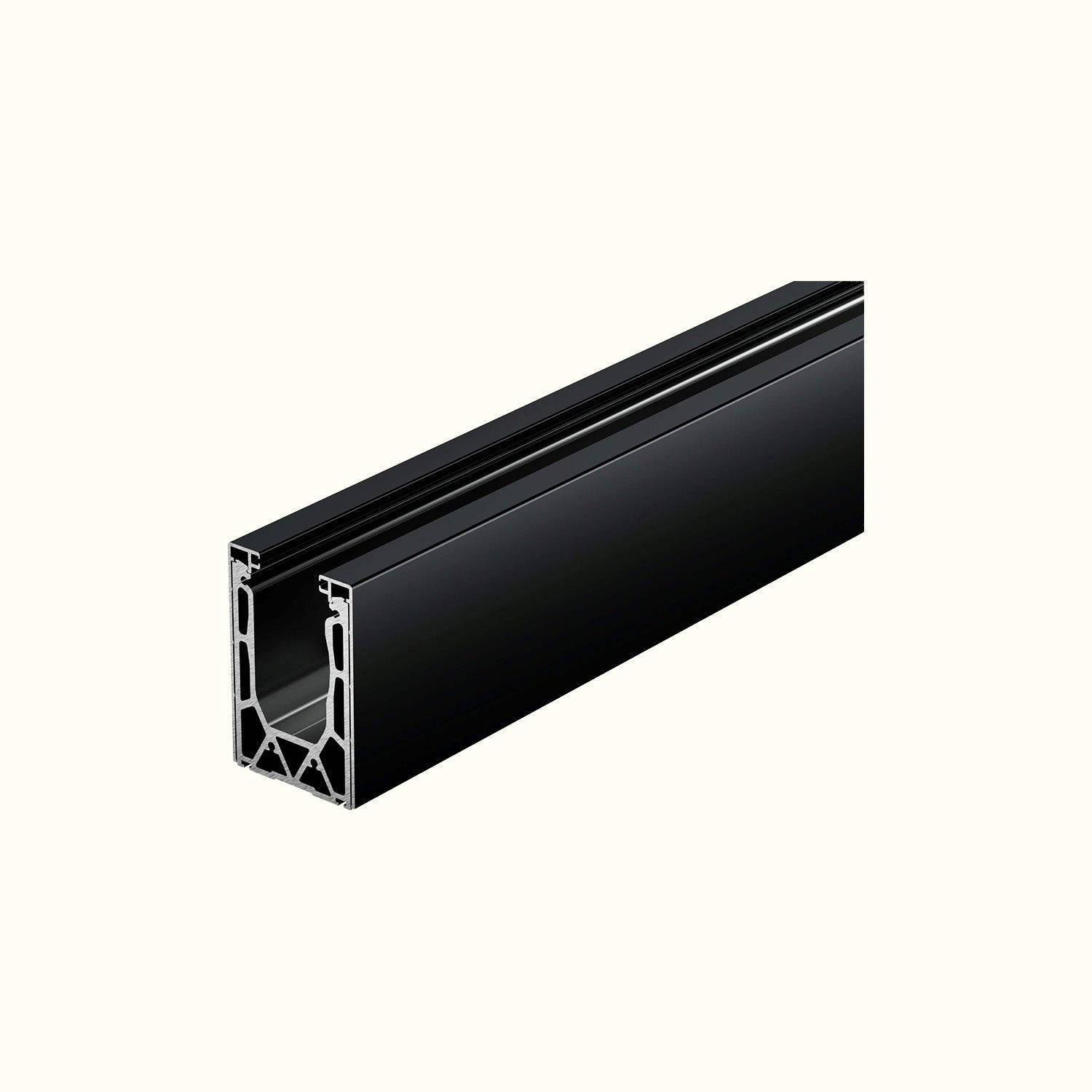 Rail encastré rampe en verre 19 pieds en aluminium anodisé