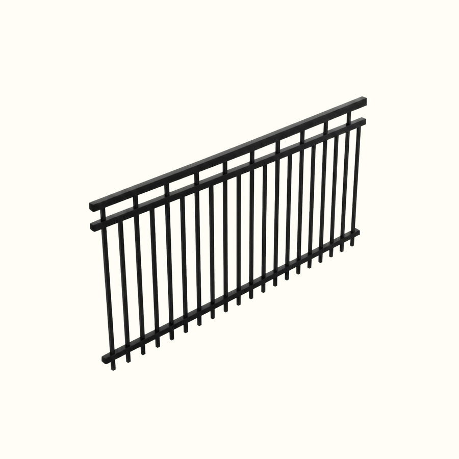 Ornamental aluminum fence