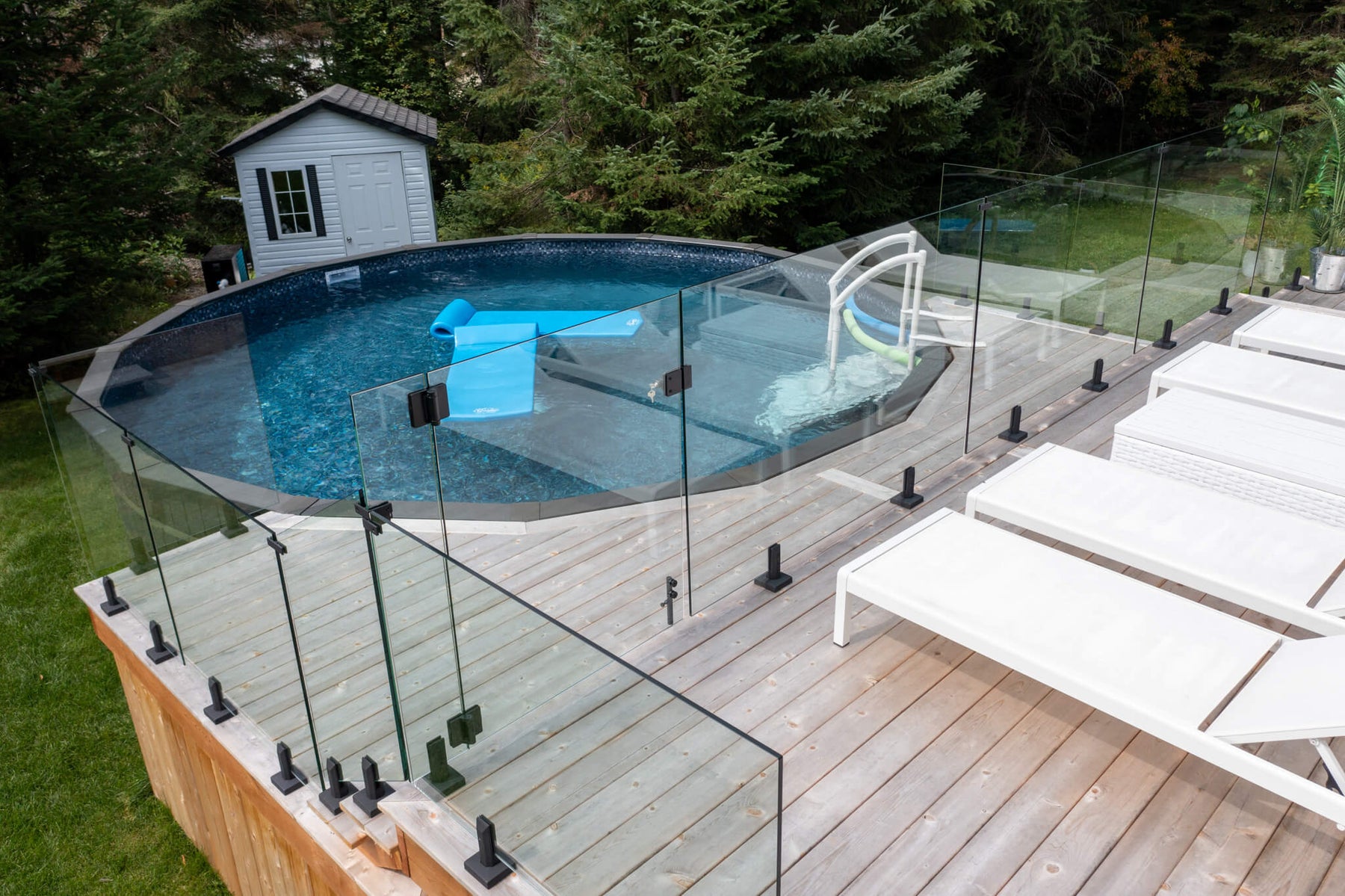 Floor lock for glass door