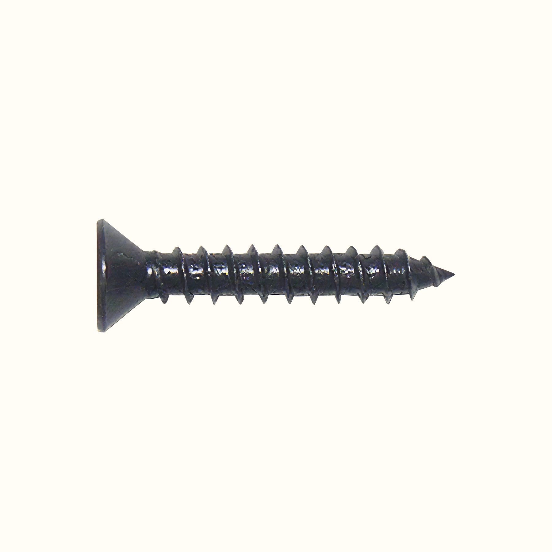 Black Flat Head Wood Screws #8 x 1"