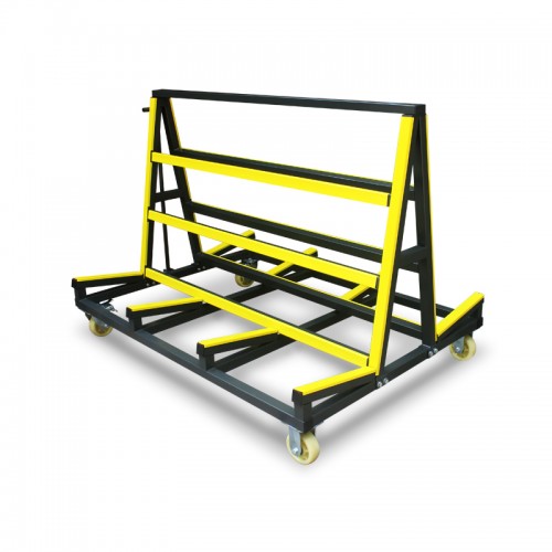 Glass handling trolley