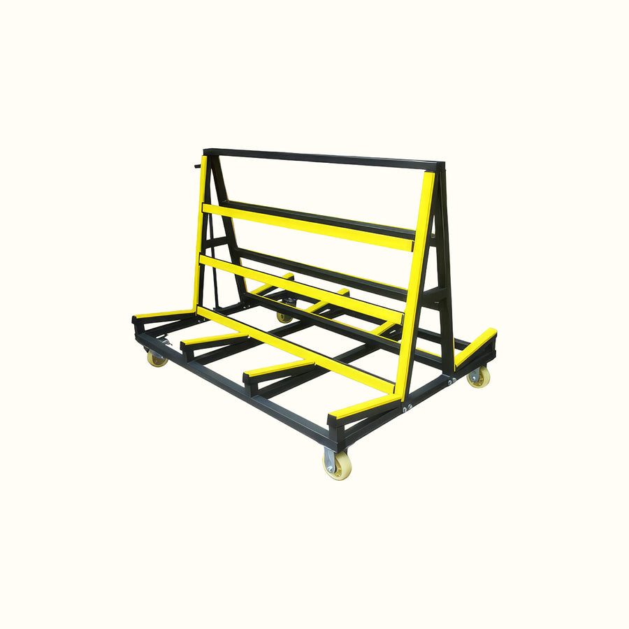 Glass handling trolley