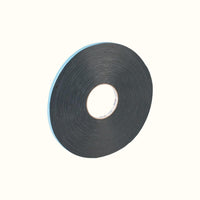 Double-sided black foam tape with acrylic adhesive