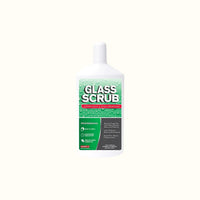 Limescale and residue remover for glass