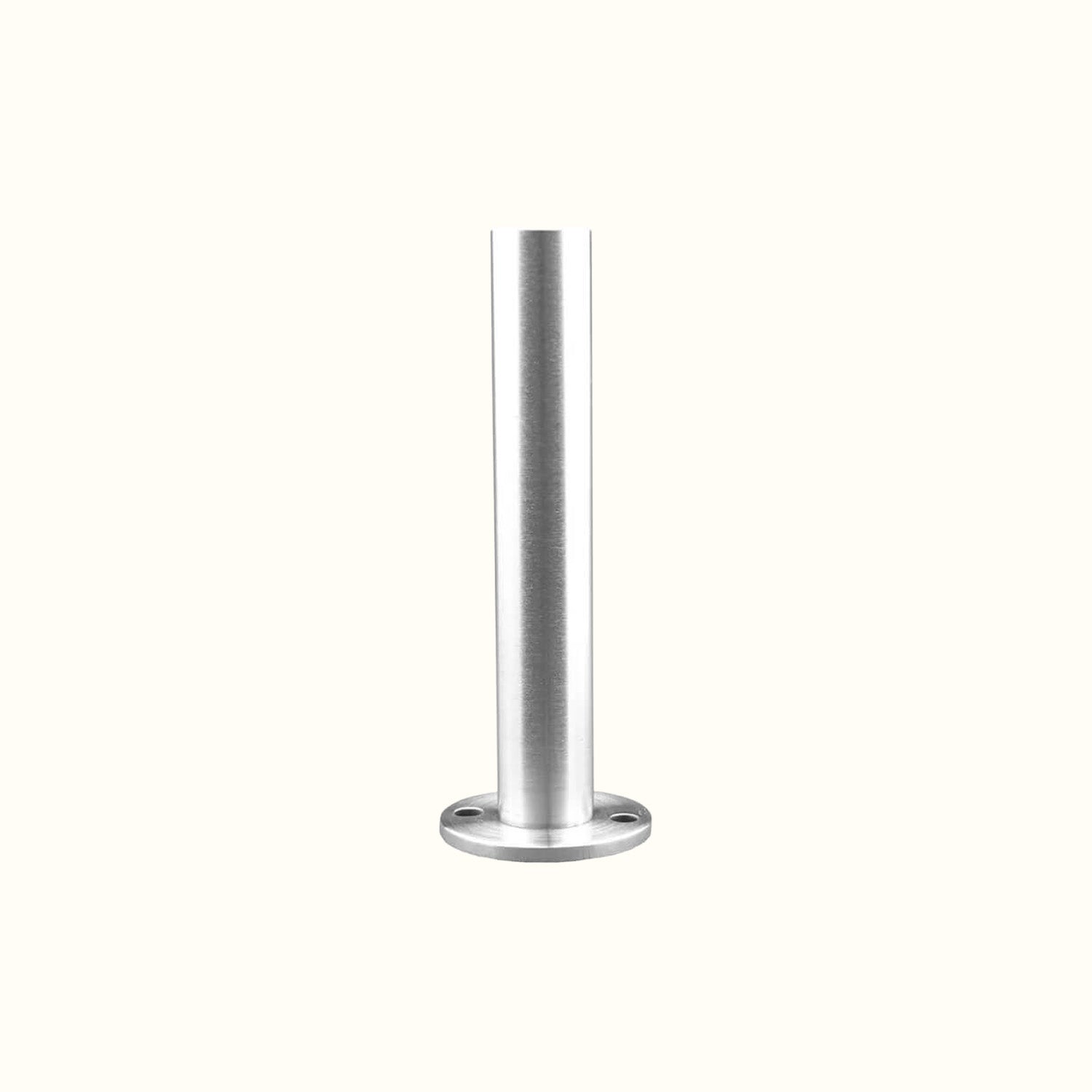 Round bar with welded stainless steel base