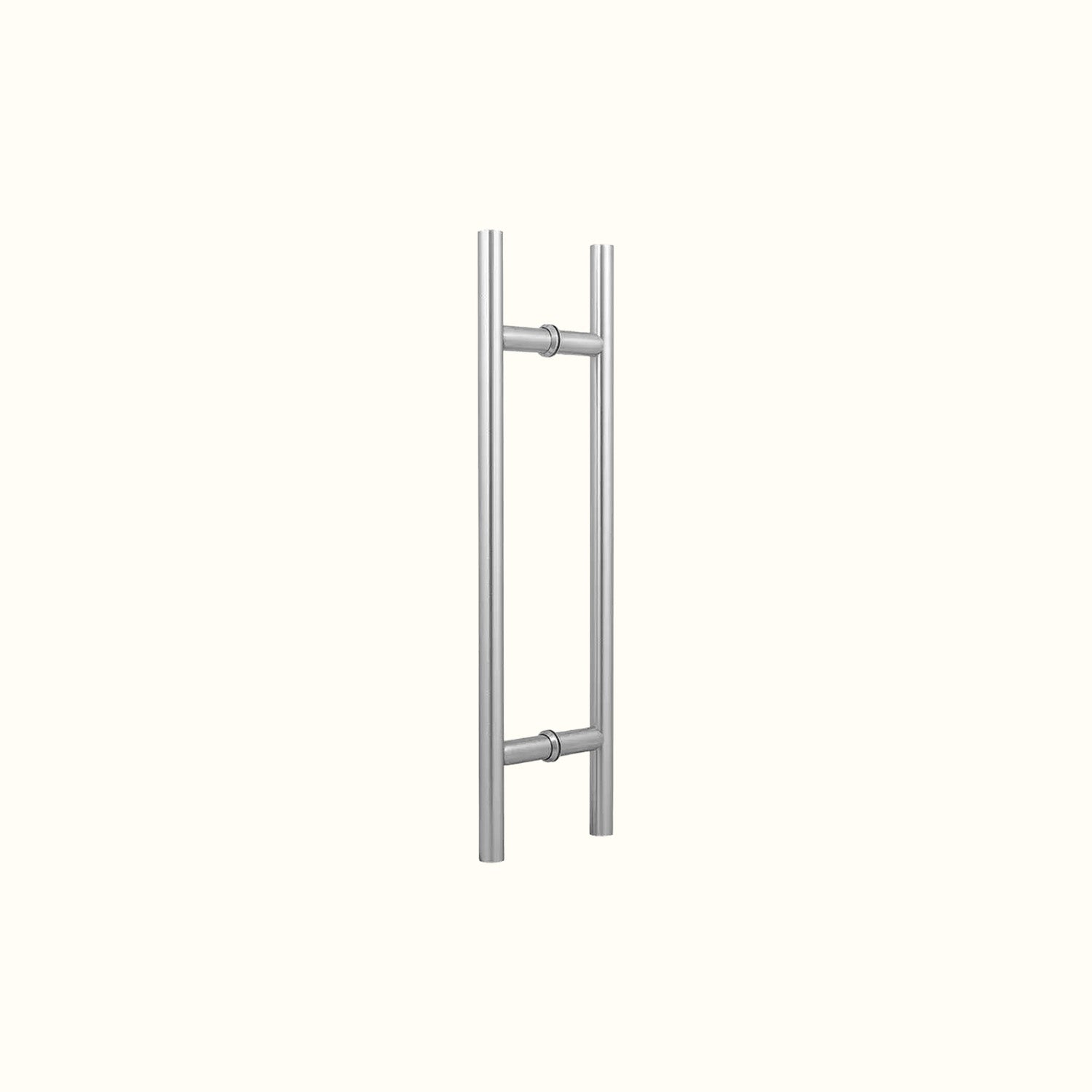 Ladder-style handle for glass doors