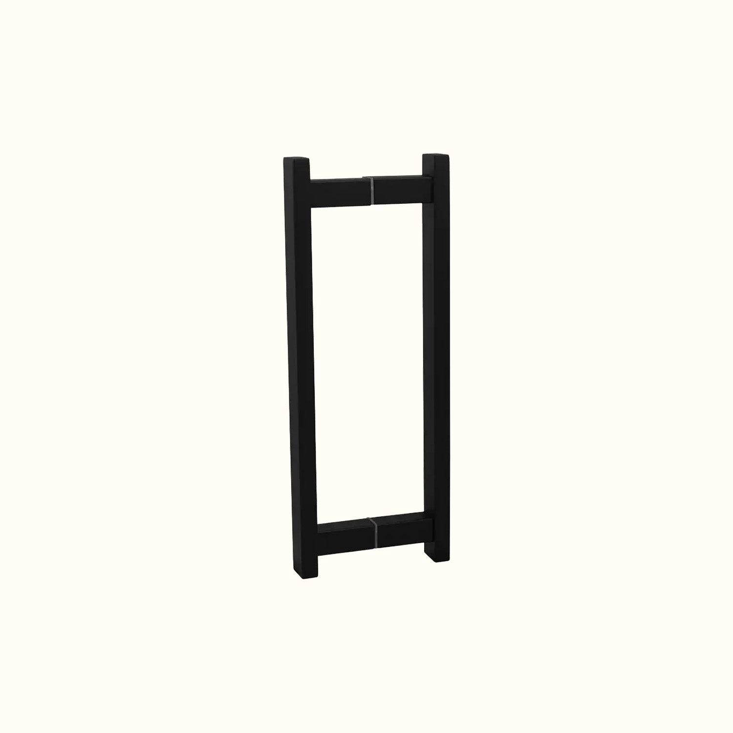 Square ladder-style handle for glass doors