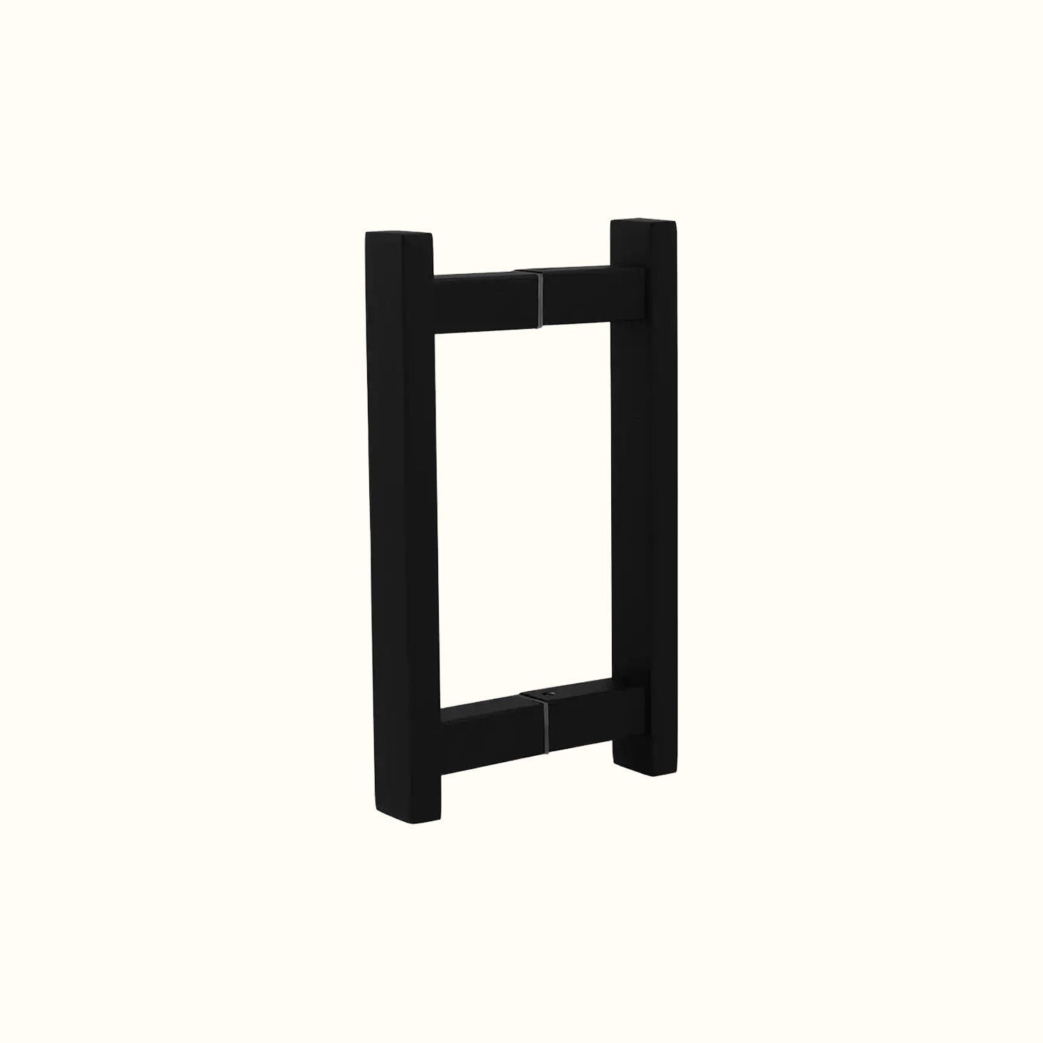 Square ladder-style handle for glass doors