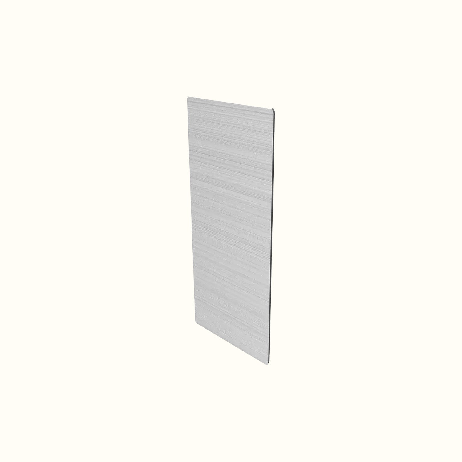 End plate for recessed rail (staircase)