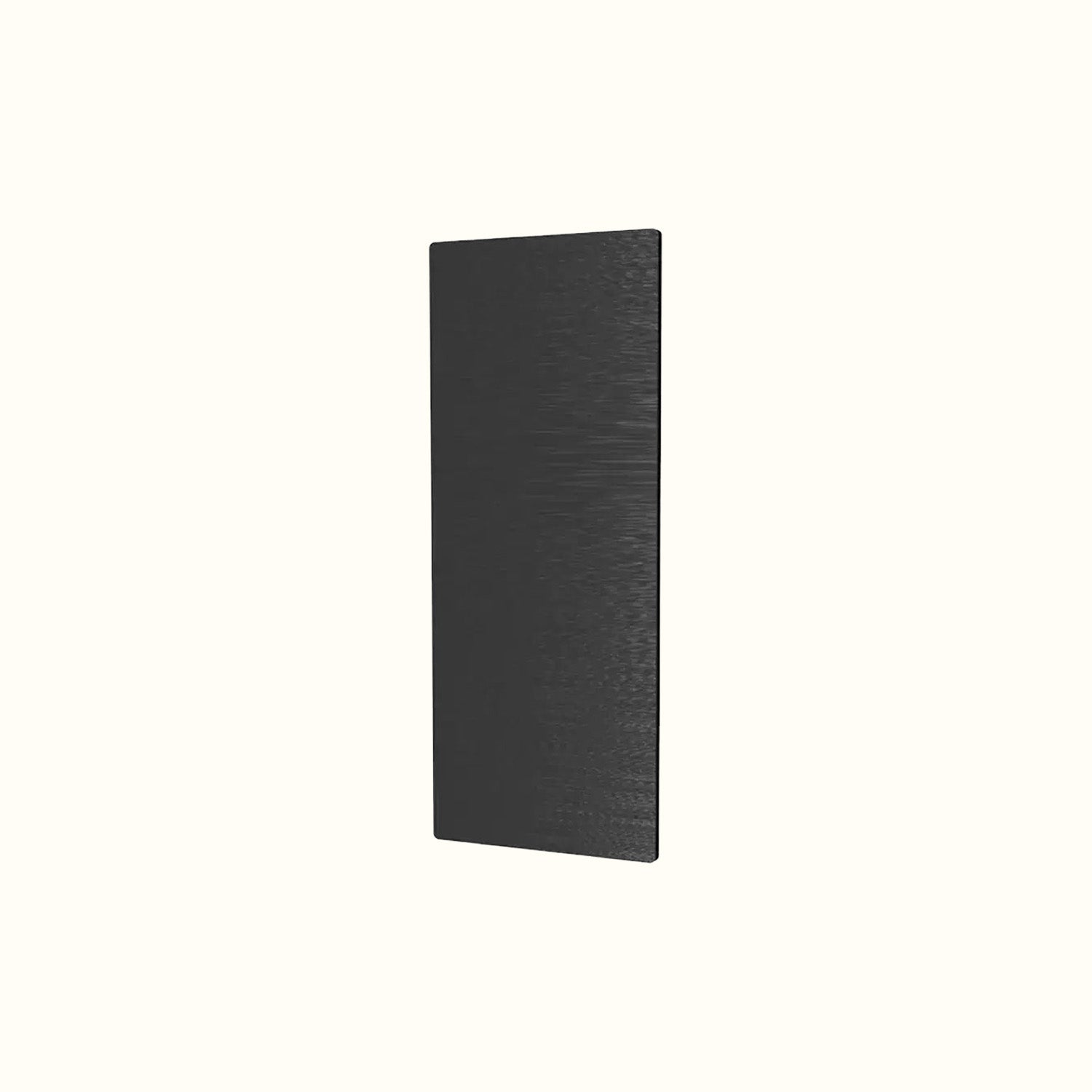 End plate for recessed rail (staircase)