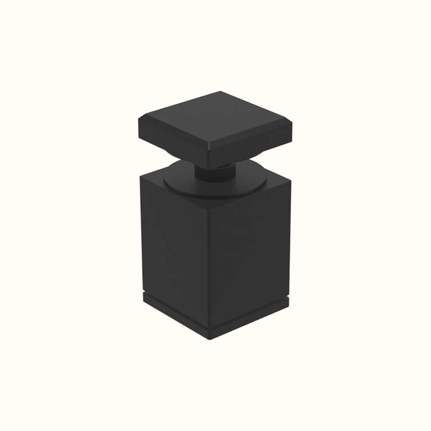 Square standoff for glass railing