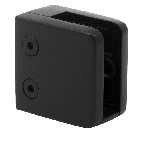 55mm clamps with plate for 6 to 12mm glass - Square post