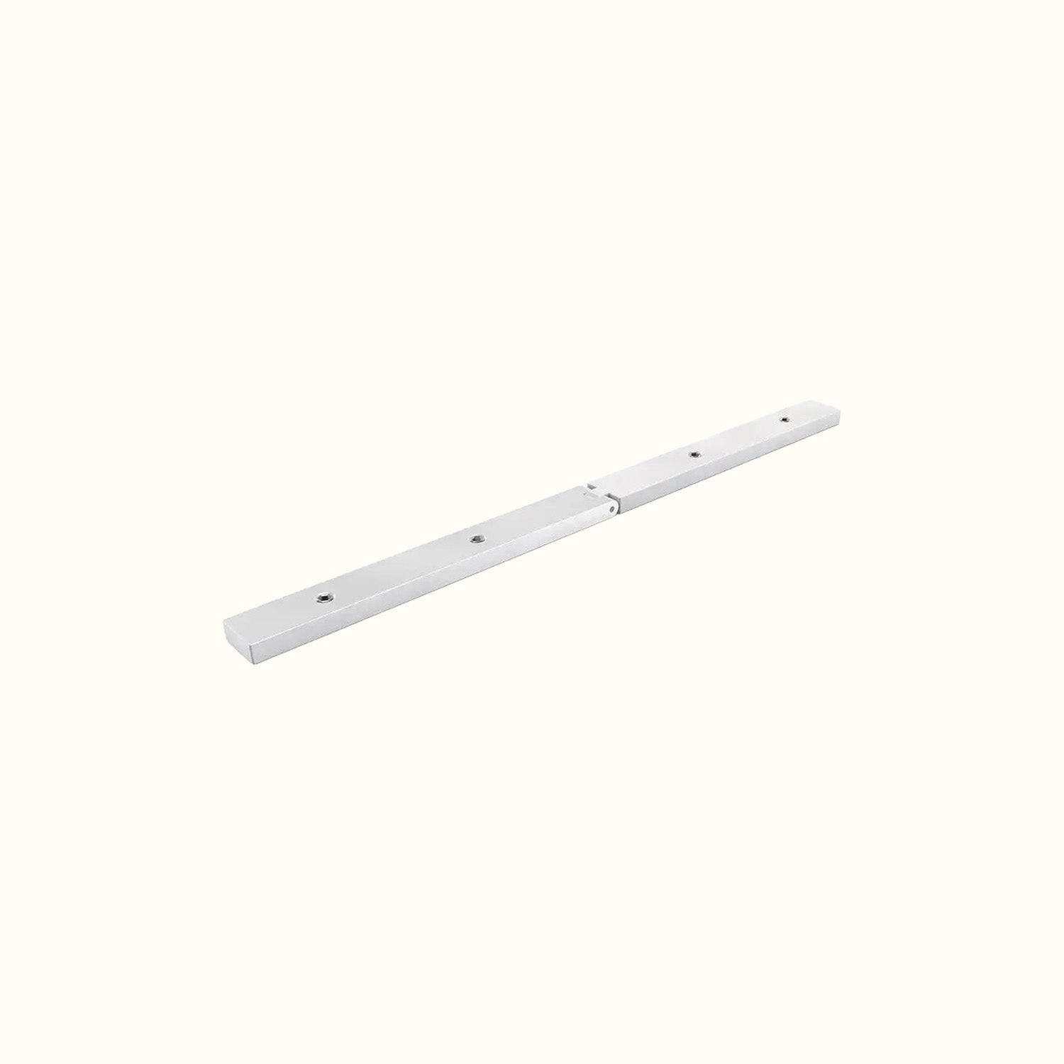 Adjustable vertical connector for square cap rail