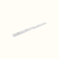 Adjustable vertical connector for square cap rail