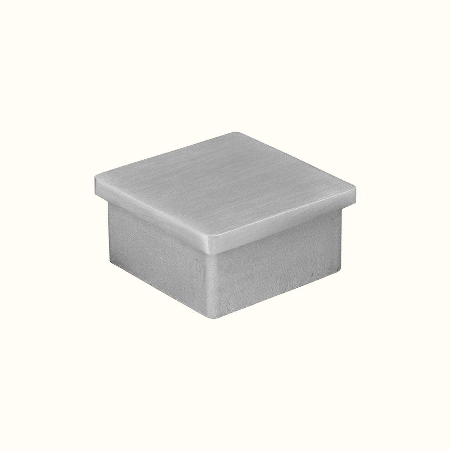 End caps for stainless steel handrails or posts