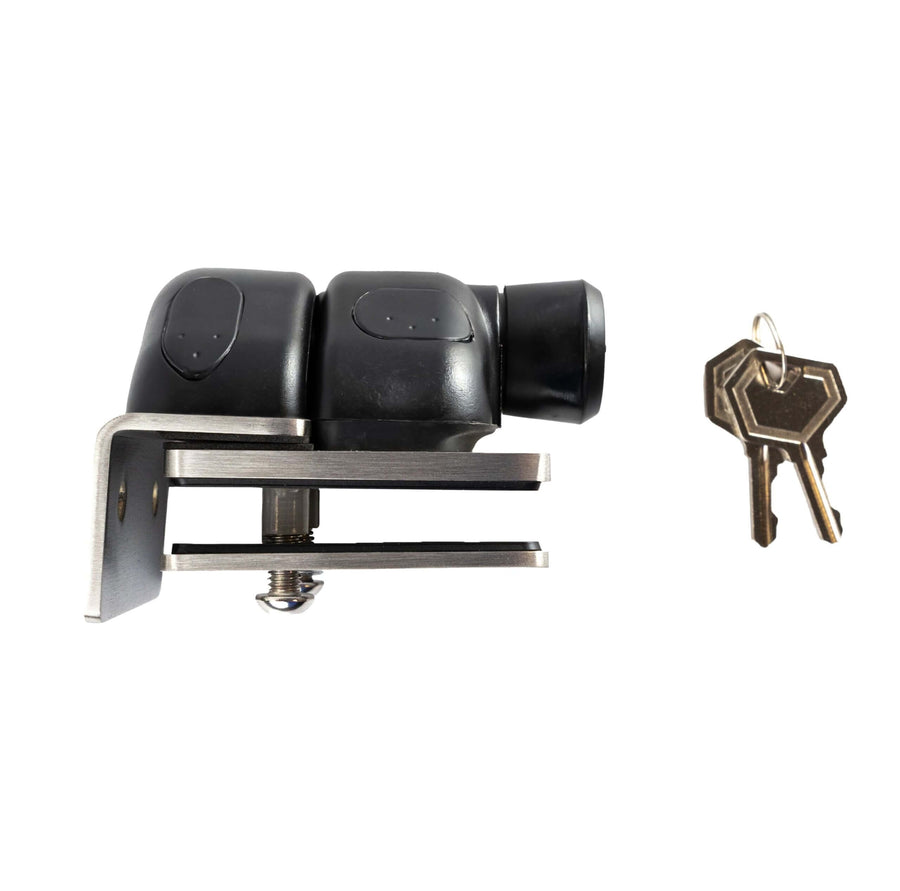 2205 duplex steel latch for 8 to 12 mm glass barriers