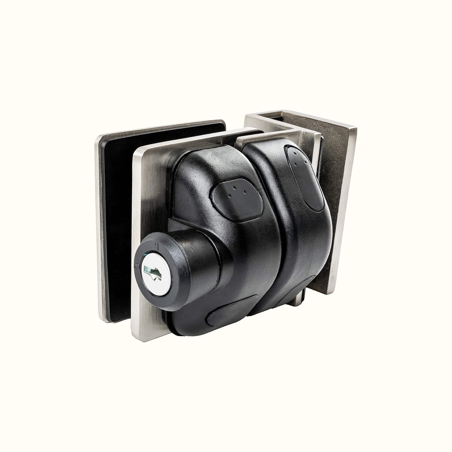 2205 duplex steel latch for 8 to 12 mm glass barriers