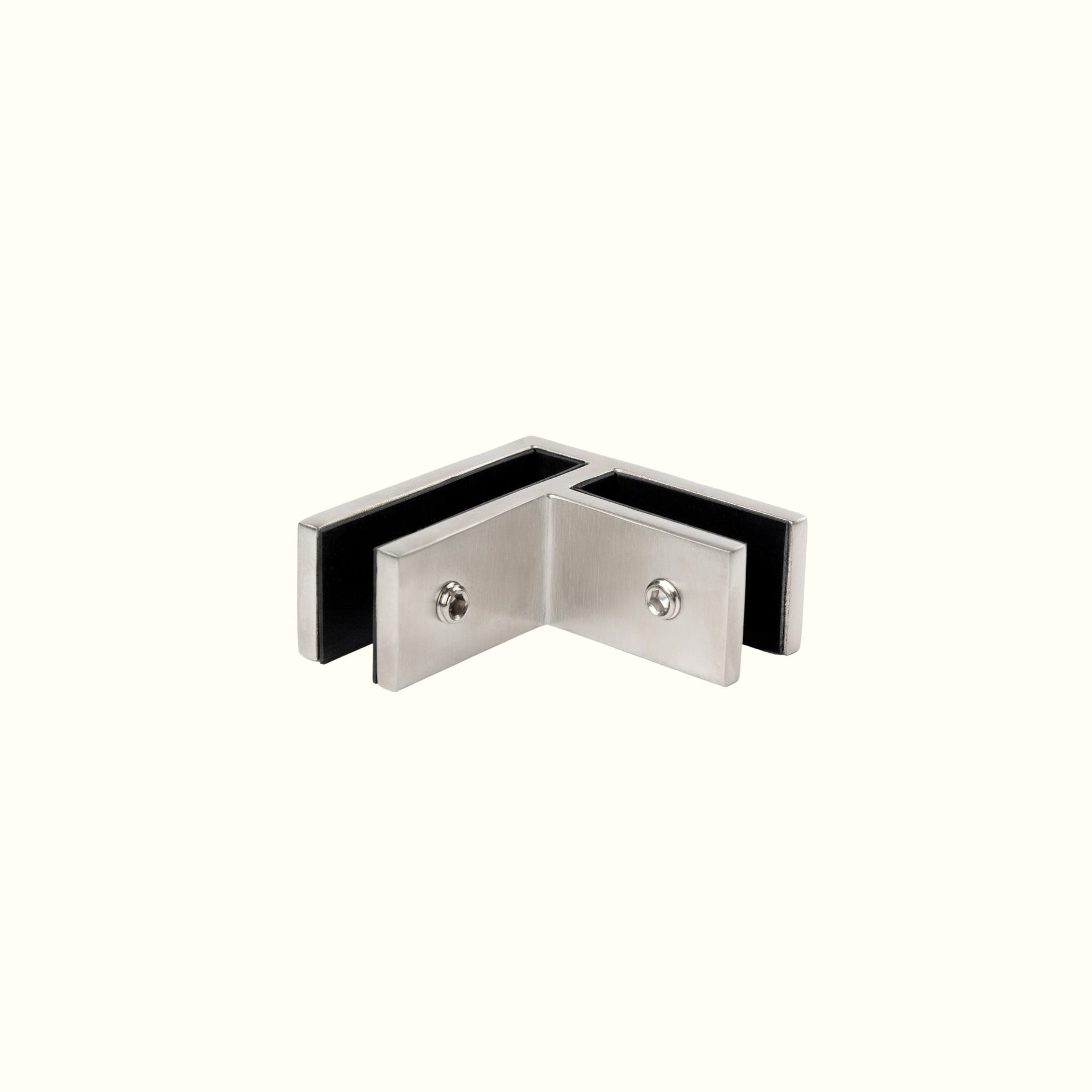 90° glass-to-glass clamps