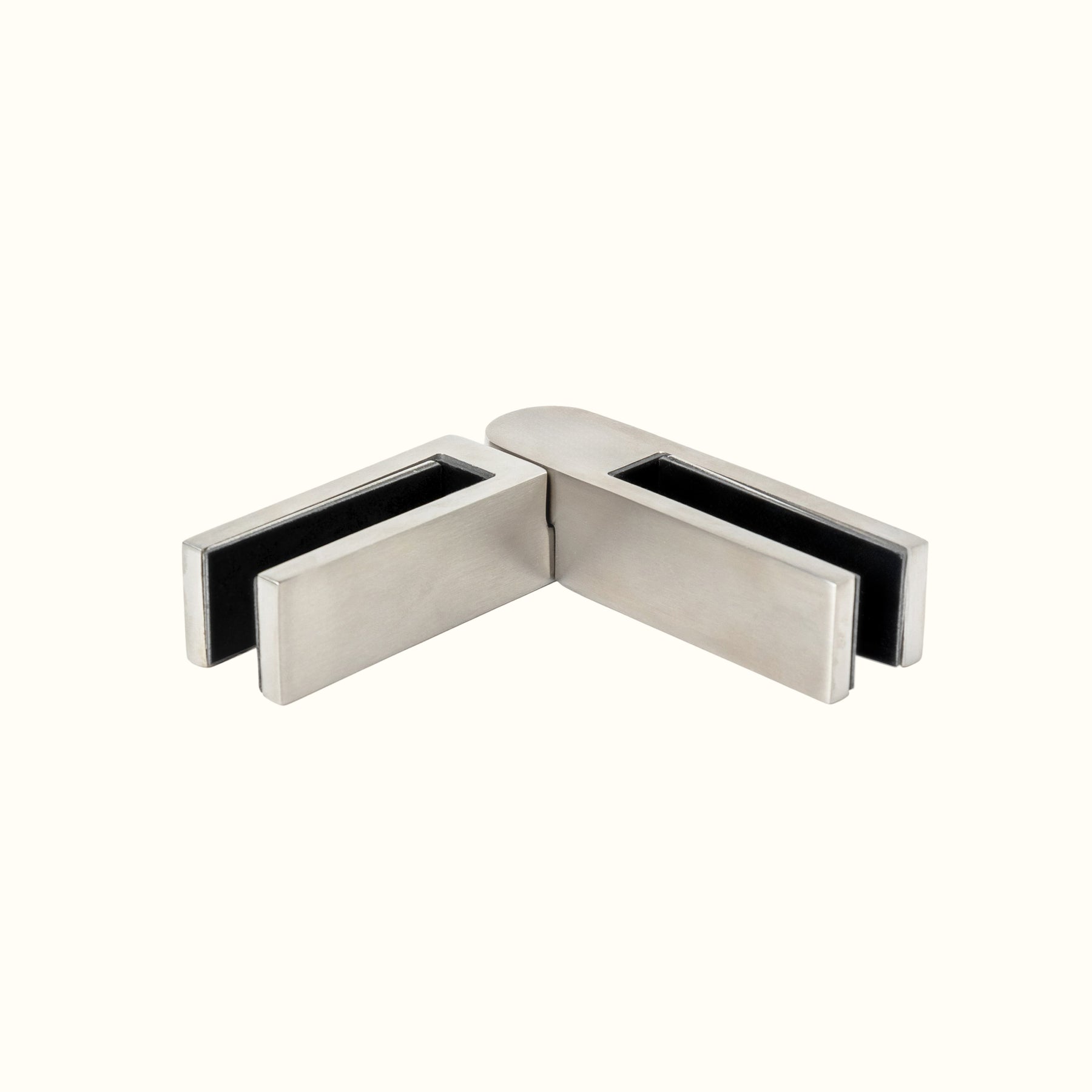 Variable glass-to-glass clamps