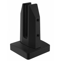 Adjustable stainless steel spigot for 12 mm glass railing