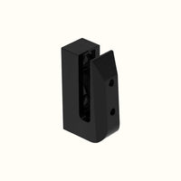 Short spigot side mount for 12 to 17.52 mm glass