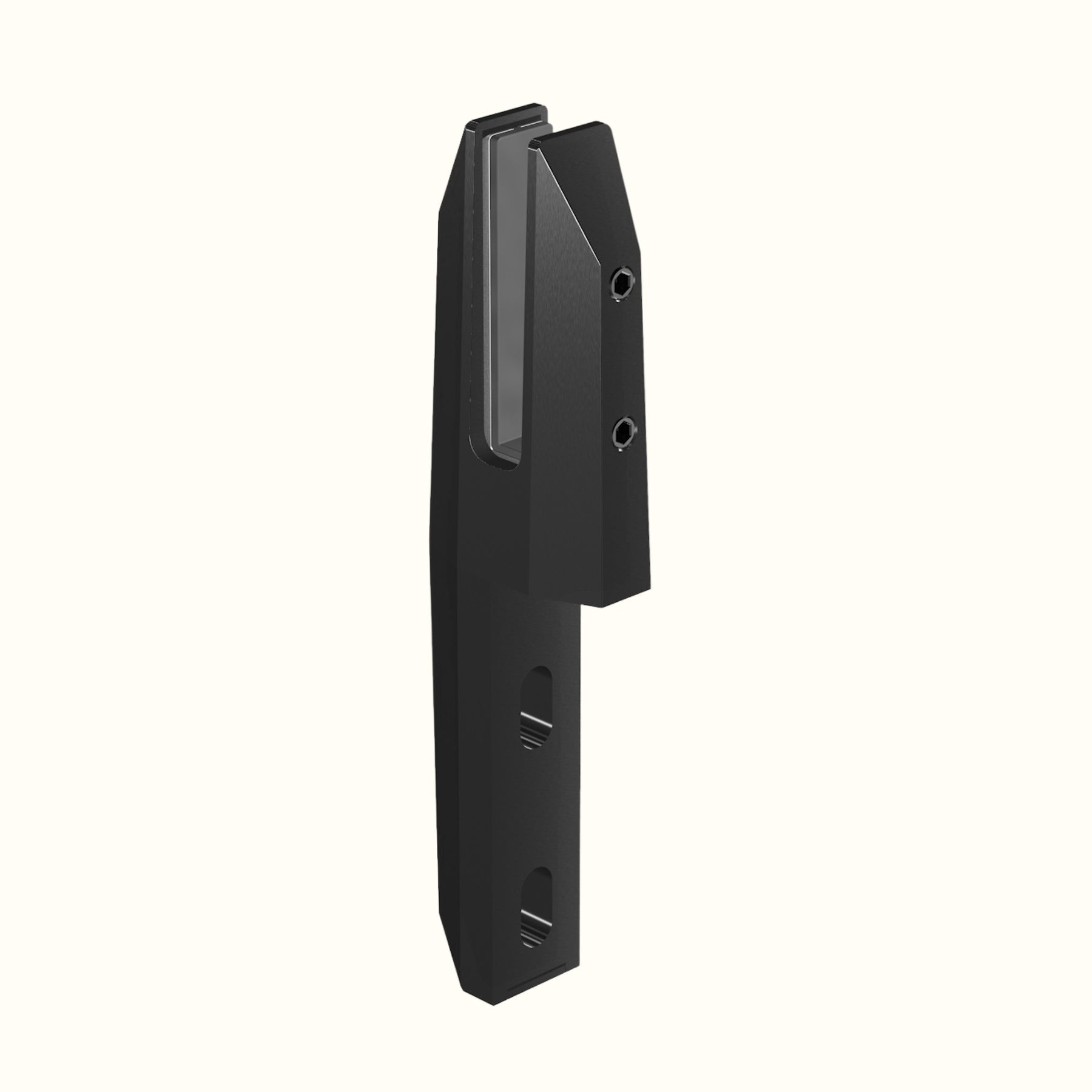 Spigot side mounting for 12 to 17.52 mm glass