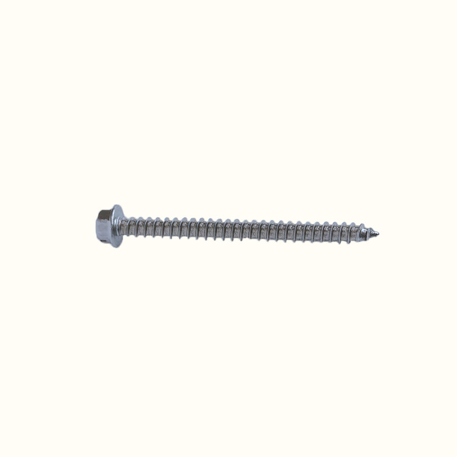 Stainless steel hex screw #14-14 x 3″