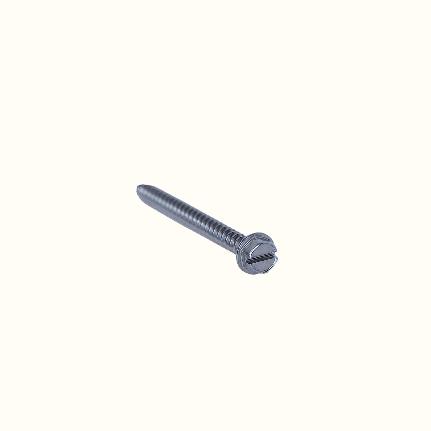 Stainless steel hex screw #14-14 x 3″