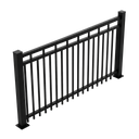 Ornamental aluminum fence