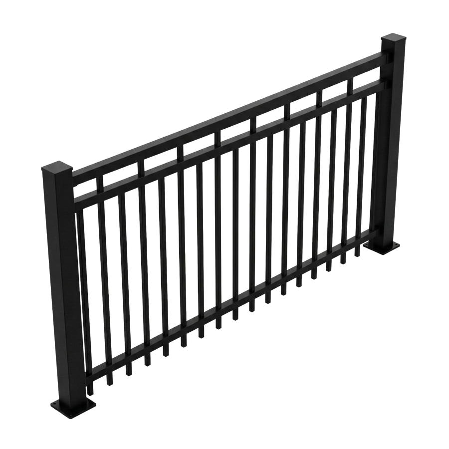 Ornamental aluminum fence