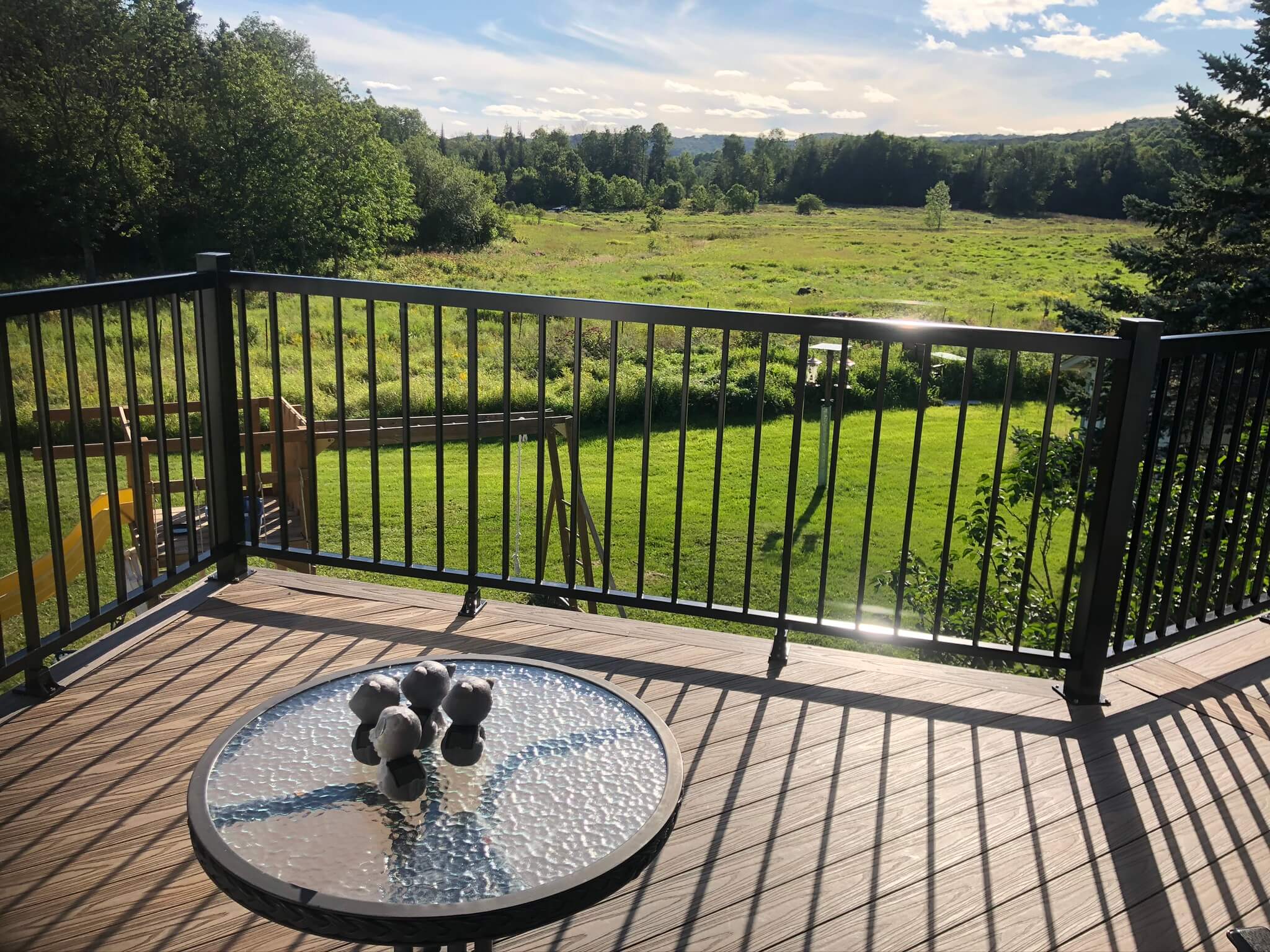 Aluminum railing