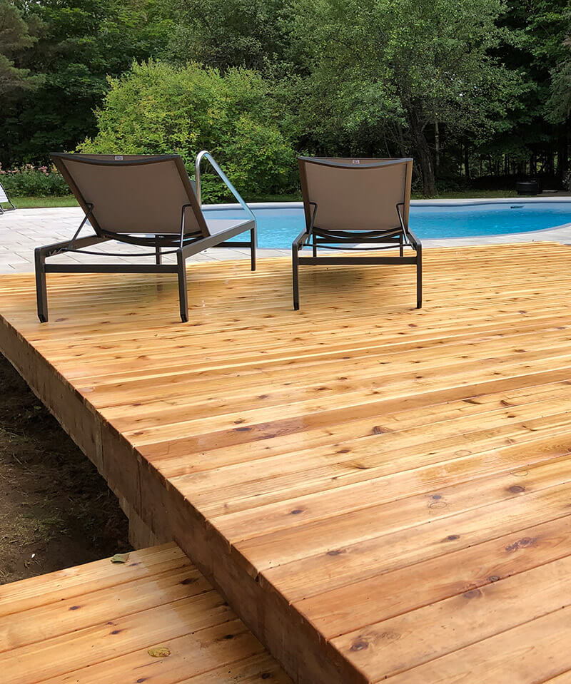 White cedar terrace