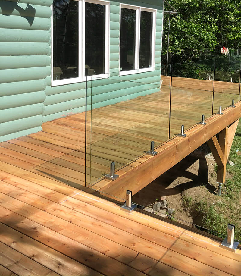 Red cedar terrace