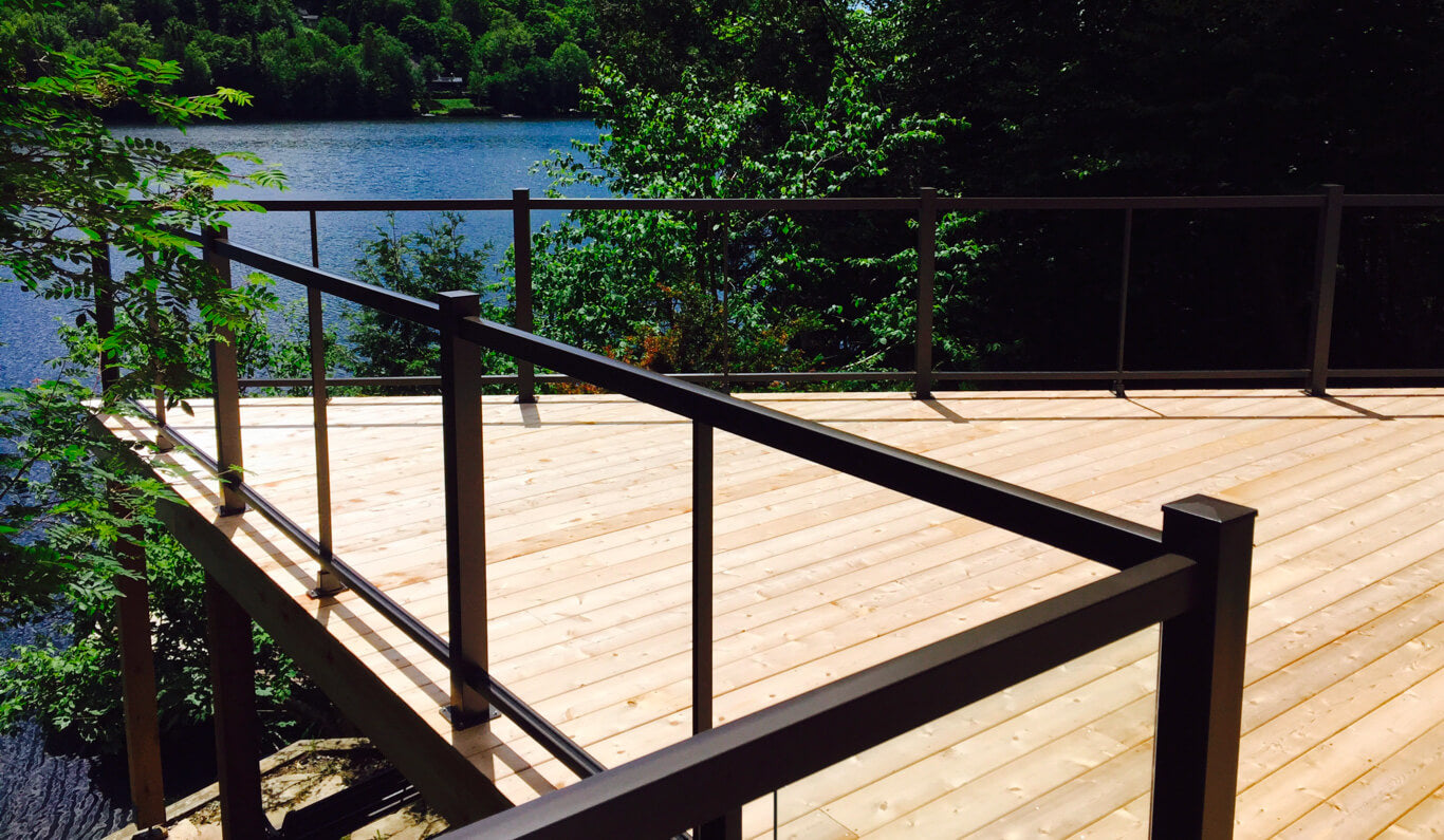 Building a deck and railing